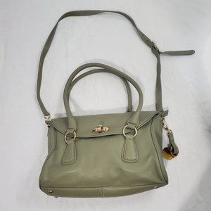 Barr & Barr Green Leather Handbag